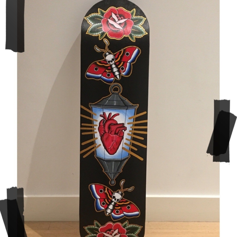 Custom Skateboard Art